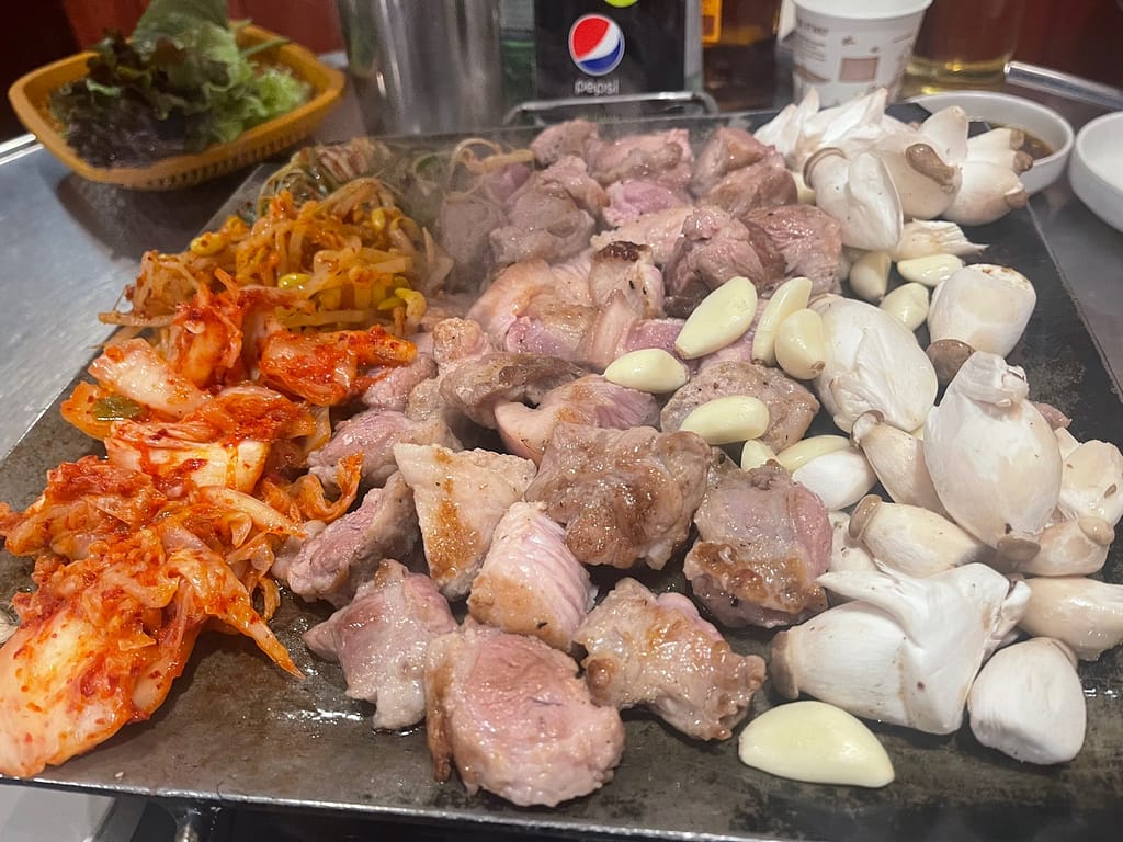 Peace Kimhae Rear Pork is a popular Korean restaurant 3 KakaoTalk 20250312 164248367